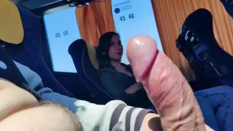 Got A Blowjob By Showing My Cock To Lonely Teen On The Bus Porn Video