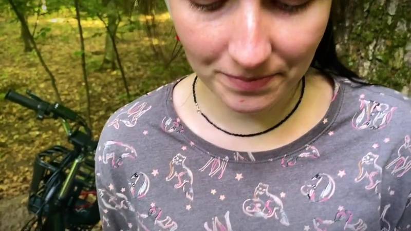 Dumb Brunette Broke Her Bike In The Woods Pay With Her Pussy For The Repair Doggystyle Fuck Ft Sweetandflow In Russian, Outdoor Porn Video