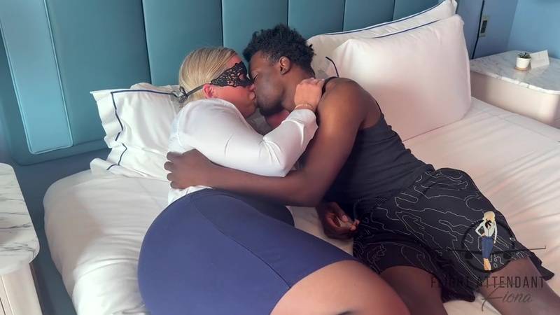 Hotel Gym BBC Meets His Match Ft Flight Attendant Fiona PAWG, Interracial, Cowgirl, Missionary, American Porn Video