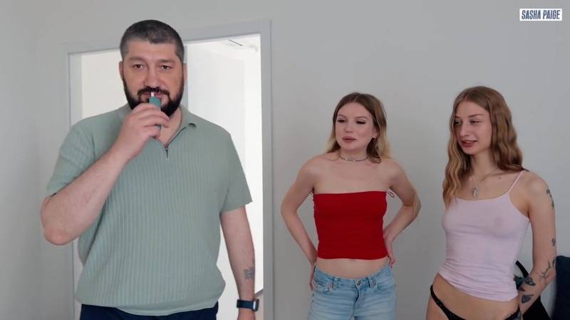 Dirty Tiny Sluts On Porn Set Sasha Paige, Milka Way Sammilka Feer In Russian, Rough Sex, Deep Throat, Petite Porn Video