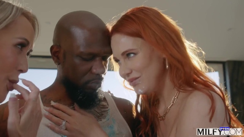 Lobitomx1 Brandi Love Maitland Ward Ultimate Milfs Brandi And Maitland Share A B Day BBC Interracial Threesome Sex With Hot Blonde And Redhead Milfs Porn Video