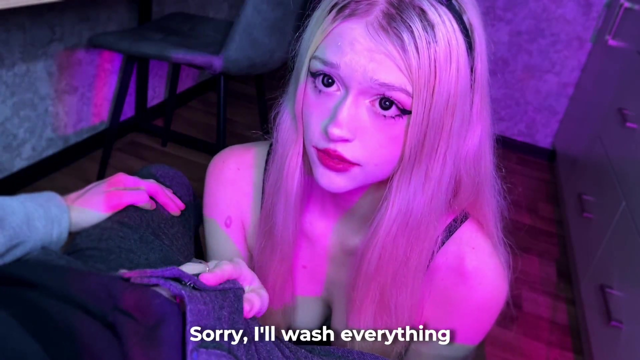 Beautiful Maid In A Bunny Suit Apologizes With Blowjob And Exciting Sex With Sound Porn Video