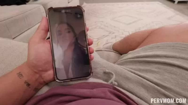Pervmom Nipple Clamps Cum-Stained Panties Angelina Unbound Porn Video
